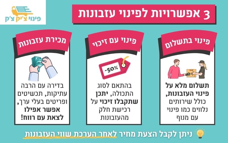 איך מבצעים פינוי עיזבון
